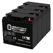 MIGHTY MAX BATTERY 12V 18AH SLA Battery Replacement for Power Patrol SLA1117 - 4 Pack ML18-12MP4167337516